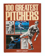 "100 GREATEST PITCHERS" SIGNED BOOK.