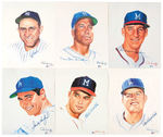 BASEBALL'S "LIVING LEGENDS" LIMITED EDITION PLAYER-SIGNED PRINT LOT.