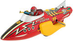 "SPARKLING ROCKET FIGHTER SHIP" BOXED MARX WIND-UP.