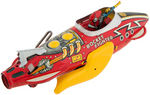 "SPARKLING ROCKET FIGHTER SHIP" BOXED MARX WIND-UP.