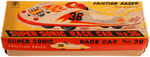 "SUPER SONIC RACE CAR NO. 36" BOXED FRICTION TOY.