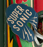 "SUPER SONIC RACE CAR NO. 36" BOXED FRICTION TOY.