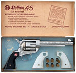 NICHOLS "STALLION 45 MARK II" BOXED CAP GUN.