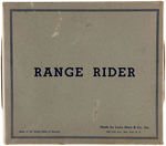 "THE LONE RANGER" RANGE RIDER BOXED MARX TIN WIND-UP.