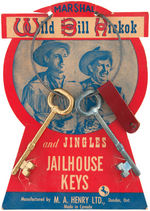 "MARSHAL WILD BILL HICKOK AND JINGLES JAILHOUSE KEYS."