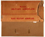 "MARX MILITARY AEROPLANE" BOXED WIND-UP WARPLANE.