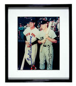 TED WILLIAMS & MICKEY MANTLE SIGNED PHOTO.