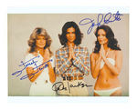 “CHARLIES ANGELS” CAST-SIGNED PHOTO.