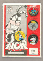 "TICK LIMITED EDITION BUTTON SET" 1989.