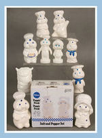 PILLSBURY'S "POPPIN FRESH" SALT & PEPPER LOT.