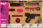 "JAMES BOND SECRET AGENT 007 SECRET 7 RIFLE AND PISTOL" SET.