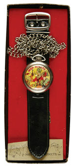 "BUCK ROGERS" BOXED COMBINATION WATCH/POCKET WATCH.