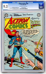 ACTION COMICS #183 AUGUST 1953 CGC 9.2 OFF-WHITE TO WHITE PAGES.