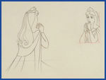 SLEEPING BEAUTY PRODUCTION DRAWING TRIO.