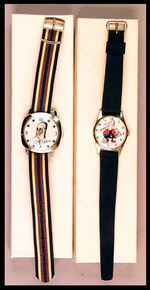 SPIRO AGNEW A PAIR OF  UNCOMMON WATCHES.