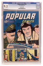 CGC-GRADED "POPULAR COMICS #100" HIGHEST GRADE.