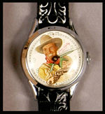 "GENE AUTRY SIX SHOOTER WATCH" BOXED.