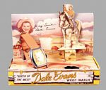 "DALE EVANS QUEEN OF THE WEST WRIST WATCH" WITH BOX.