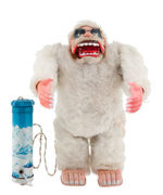 MARX BATTERY OPERATED REMOTE CONTROL YETI THE ABOMINABLE SNOW MAN.