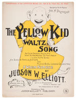 “THE YELLOW KID”1890s SHEET MUSIC TRIO.