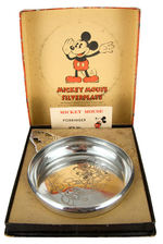 "MICKEY MOUSE PORRINGER" BOXED WITH PRICE CARD.