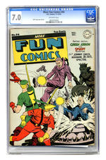 MORE FUN COMICS #94  NOVEMBER DECEMBER 1943  CGC 7.0  OFF-WHITE PAGES.