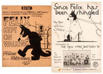 “FELIX THE CAT” SHEET MUSIC LOT OF FOUR.