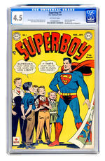 SUPERBOY #1  MARCH APRIL 1949  CGC 4.5  OFF-WHITE PAGES.