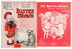 “BUSTER BROWN” SONG FOLIO/SHEET MUSIC LOT OF FOUR.