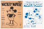 “MICKEY MOUSE” EARLY SHEET MUSIC TRIO c.1930.