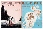 “MICKEY MOUSE” RELATED SHEET MUSIC TRIO.