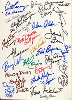 IMPRESSIVE "THE GREAT TELEVISION SERIES" BOOK SIGNED BY MANY TV STARS.