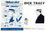 “DICK TRACY/SECRET AGENT X9" SHEET MUSIC TRIO.