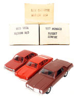 BOXED PROMOTIONAL CAR TRIO FROM 1977.