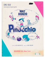 “PINOCCHIO” SHEET MUSIC/SONG FOLIO LOT OF NINE.