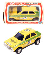 "BATTERY OPERATED VW POLO RALLY-TEAM" BOXED CAR.