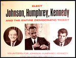 N.Y. TRIGATE LBJ/HHH/RFK POSTER.