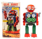 "WIND-UP GEAR ROBOT."