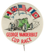 "GEORGE VANDERBILT CUP RACE" 1930s BUTTON.