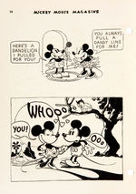 "MICKEY MOUSE MAGAZINE" RARE FIRST SERIES ISSUE.