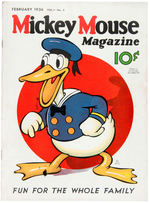 "MICKEY MOUSE MAGAZINE" VOL. 1 NO. 5 FEB. 1936.