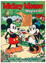 "MICKEY MOUSE MAGAZINE" VOL. 1 NO. 9 JUNE 1936.