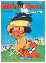 "MICKEY MOUSE MAGAZINE" VOL. 2 NO. 12 SEPT. 1937.