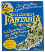 "FANTASIA" 1956 RE-RELEASE PRESS BOOK W/1940 PROGRAM AS ISSUED.