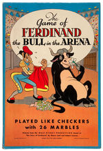 "THE GAME OF FERDINAND THE BULL IN THE ARENA" WITH MARBLES.