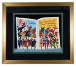 IMPRESSIVE OVERSTREET SPECIALTY ORIGINAL ART FEATURING GOLDEN AGE HEROES.