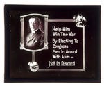 WILSON 1918 GLASS SLIDE URGING ELECTION OF SUPPORTIVE CONGRESSMEN.