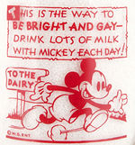 MICKEY MOUSE & THE THREE LITTLE PIGS MILK BOTTLE.