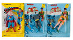 SUPERMAN, BATMAN & ROBIN FIGURES ON KRESGE CARDS.