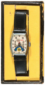 "THE POPEYE WRIST WATCH" WITH ORIGINAL BOX.